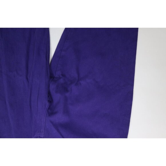 Deadstock Vintage 90s Streetwear Mens 42x34 Baggy Fit Skateboard Jeans Purple - Picture 6 of 15